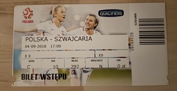 Bilet Polska - Szwajcaria 2018 stadion Stal Mielec