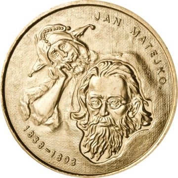 2 zł Jan Matejko 2002r