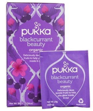 Herbata PUKKA Blackcurrant beauty 20szt UK owocowa
