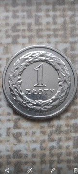 Moneta 1 złoty 1990 super stan 