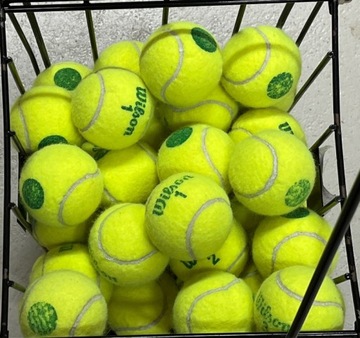 MEGA PROMOCJA Używane piłki tenisowe Tennis10 zielone dla dzieci