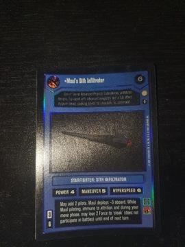 Maul's Sith Inf FOIL REFLECTIONS III star wars CCG
