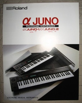 Roland Alpha Juno-1 /Juno-2 broszura