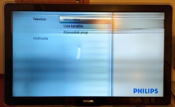 Telewizor LED Philips 42PFK5603D uszkodzony, pilot