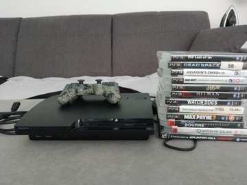 Konsola Sony Playstation 3 Slim 120 GB  + 11 GIER