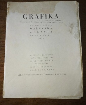 GRAFIKA dwumiesięcznik z roku 1933