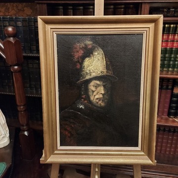 " Mężczyzna w złotym " kopia obrazu Rembranta