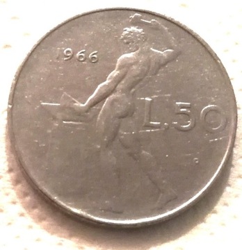 50 lirów 1966 Włochy