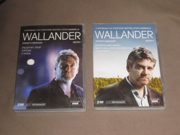 WALLANDER SEZON 1 + 2 (6 DVD) NAPISY LEKTOR POLSKI