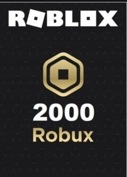 2000 RS ROBUX ROBLOX DOŁADOWANIE 