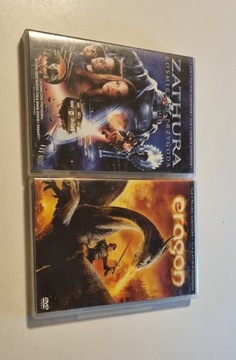 Płyty DVD Eragon i Zathura