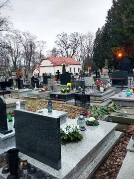 Grób na cmentarzu przy ul.Lipowej w Lublinie