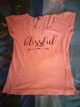 Koszulka damska  różowa T-Shirt SIN-SAY r. XS/S 