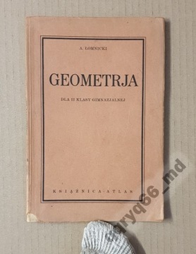 Geometrja Antoni Łomnicki 1934