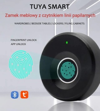 Zamek meblowy Smart z czytnikiem biometrycznym