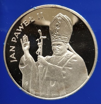 10 000 zł Jan Paweł II 1987r stempel lustrzany