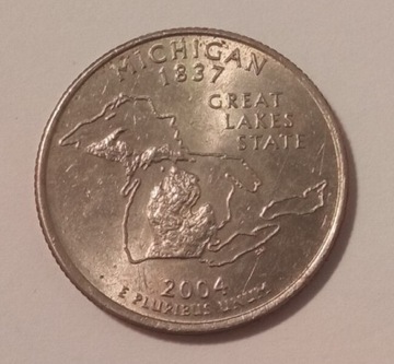 Usa 1/4 dollara 2004 rok Michigan