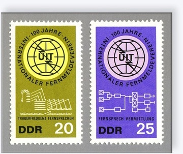 DDR Mi. 1113-14 1965 rok 
