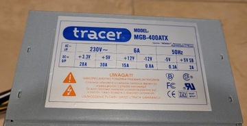 Zasilacz ATX tracer MGB-400ATX