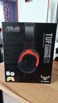 Słuchawki nauszne ASUS TUF GAMING H3 (Czerwone)