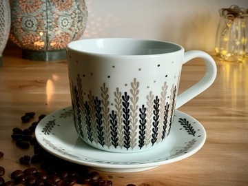 Ręcznie malowany kubek 360ml, handmade mug