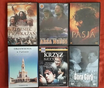 Filmy religijne DVD - pakiet 6 sztuk