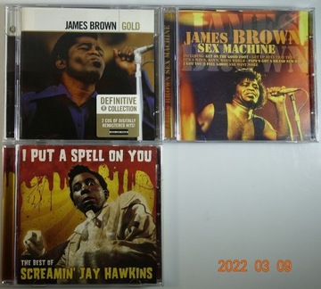 James Brown + Screamin' Jay Hawkins 4CD