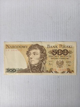 Banknot 500 zł