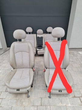 Fotele półskóra Mercedes w211 Kombi Avangarde