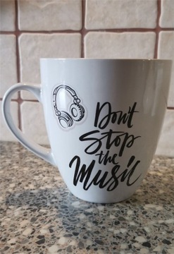 Niszowy Kubek 800ml Don't Stop the Music Olbrzym!!