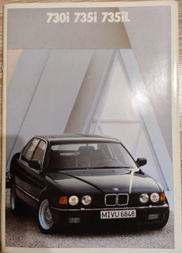 Folder reklamowy BMW 730i 735i 735iL