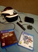 Playstaion 4 VR + kamerka + 2 gry 