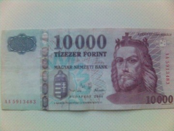 Banknot Węgry Forint 10000 HUF _dowóz 50km gratis*