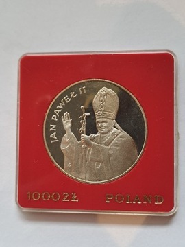 10000 zł Jan Paweł II 1987 r Lustrzany