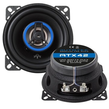 Autotek ATX42 głośniki średnica 10 cm moc 60W RMS