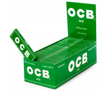 Bibułki bletki OCB zielone box 50 szt.