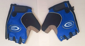 Rękawiczki rowerowe A-4990  gel   XL  niebieskie