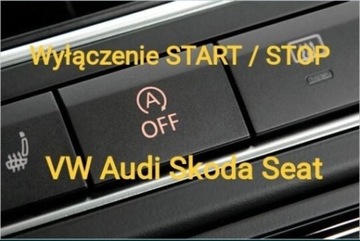 Dezaktywacja  Start Stop w grupie VW Audi, Skoda