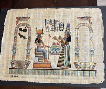 Papirus przywieziony z Egiptu