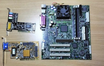 płyta główna Intel D815BN plus procesor ram i inne