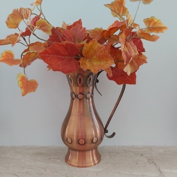Miedziany wazon HMZ- stopowany 26 cm