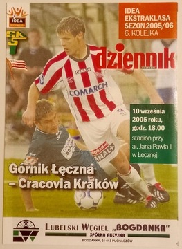 Ekstraklasa: Górnik Łęczna - Cracovia 2005