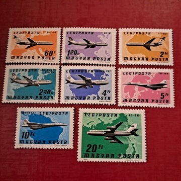Węgry lotnictwo 1979  znaczki czyste