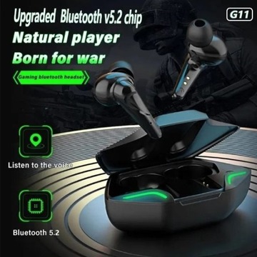 Słuchawki Bluetooth V5.2 Chip TWS G11