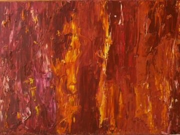 Abstrakcja 13,obraz olejny