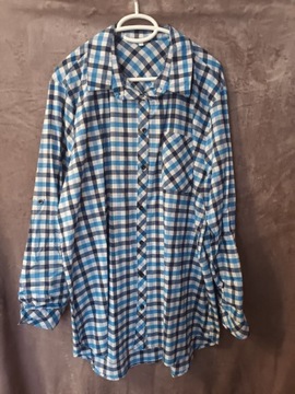 Koszula damska plus size w kratkę 3XL