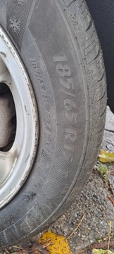 Opony zimowe używane 185/65 R15 T, 4 szt.