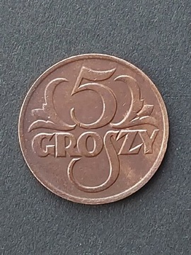 5 groszy z 1925 r.