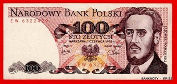 100 zł PRL 1979 r - seria EW 
