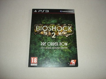 Pre Order Bonus Card - Bioshock 2 gadżet 